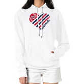Washington Nationals G-III 4Her by Carl Banks Women's Heart Fleece Pullover Hoodie - White
