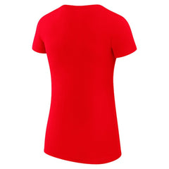 Cleveland Guardians G-III 4Her by Carl Banks Women's Super-Slim Fit Lightweight Heart Graphic T-Shirt - Red
