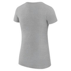 Houston Astros G-III 4Her by Carl Banks Women's Super-Slim Fit Lightweight Heart Graphic T-Shirt - Heather Gray