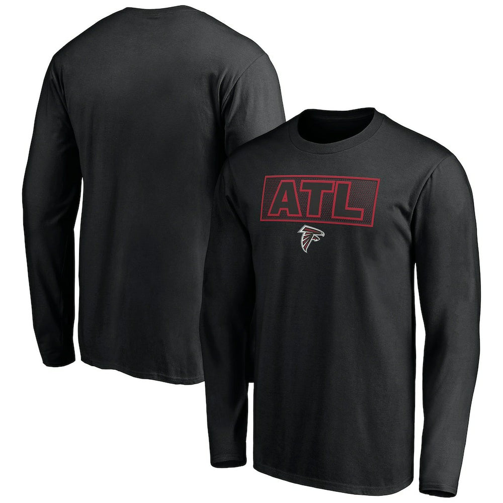 Atlanta Falcons Squad Throwbacks Long Sleeve T-Shirt - Black sale