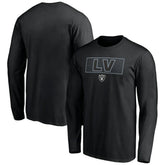 Las Vegas Raiders Squad Throwbacks Long Sleeve T-Shirt - Black sale