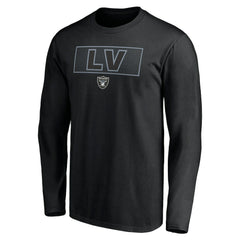 Las Vegas Raiders Squad Throwbacks Long Sleeve T-Shirt - Black sale