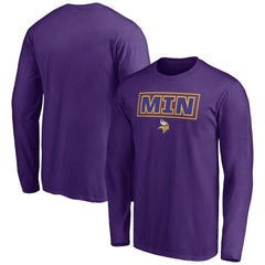 Minnesota Vikings Squad Throwbacks Long Sleeve T-Shirt - Purple discount