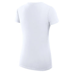 Detroit Tigers G-III 4Her by Carl Banks Women's Super-Slim Fit Lightweight Heart V-Neck T-Shirt - White