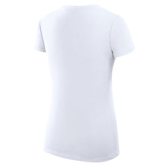 Milwaukee Brewers G-III 4Her by Carl Banks Women's Super-Slim Fit Lightweight Heart V-Neck T-Shirt - White