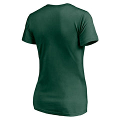 Green Bay Packers Women's Depth Chart V-Neck T-Shirt - Green outlet