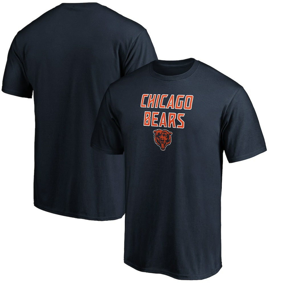 Chicago Bears Game Day Stack T-Shirt - Navy sale