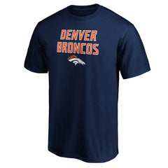 Denver Broncos Game Day Stack T-Shirt - Navy sale