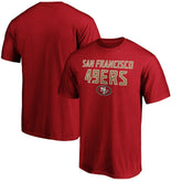 San Francisco 49ers Game Day Stack T-Shirt - Scarlet discount