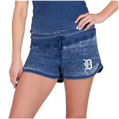 Detroit Tigers Concepts Sport Women's Resurgence Waffle Knit Shorts - Navy