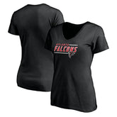 Atlanta Falcons Women's Mascot In Bounds V-Neck T-Shirt - Black outlet