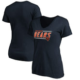 Chicago Bears Women's Mascot In Bounds V-Neck T-Shirt - Navy sale