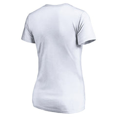 Los Angeles Chargers Women's Mascot In Bounds V-Neck T-Shirt - White cheap