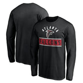 Atlanta Falcons Team Arch Knockout Long Sleeve T-Shirt - Black cheap