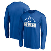 Indianapolis Colts Team Arch Knockout Long Sleeve T-Shirt - Royal for sale