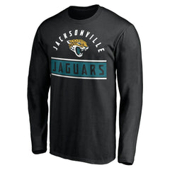 Jacksonville Jaguars Team Arch Knockout Long Sleeve T-Shirt - Black outlet