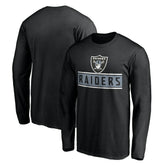 Las Vegas Raiders Team Arch Knockout Long Sleeve T-Shirt - Black online