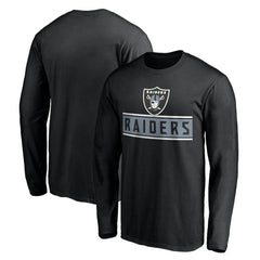 Las Vegas Raiders Team Arch Knockout Long Sleeve T-Shirt - Black online