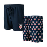 USMNT Concepts Sport Gauge Two-Pack Shorts Set - Navy for sale