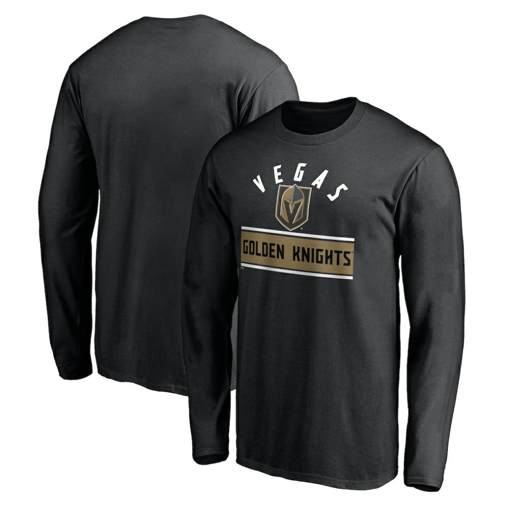 Vegas Golden Knights Team Arch Knockout Long Sleeve T-Shirt Black