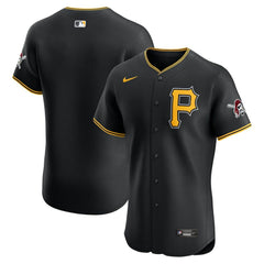 Pittsburgh Pirates Alternate Vapor Premier Elite Patch Jersey - Black | Nike