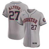 Jose Altuve Houston Astros Road Elite Player Jersey - Gray | Nike