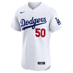 Mookie Betts Los Angeles Dodgers Home Elite Jersey - White | Nike