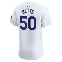 Mookie Betts Los Angeles Dodgers Home Elite Jersey - White | Nike