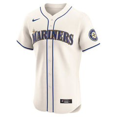 Julio Rodríguez Seattle Mariners Alternate Elite Player Jersey - Cream | Nike