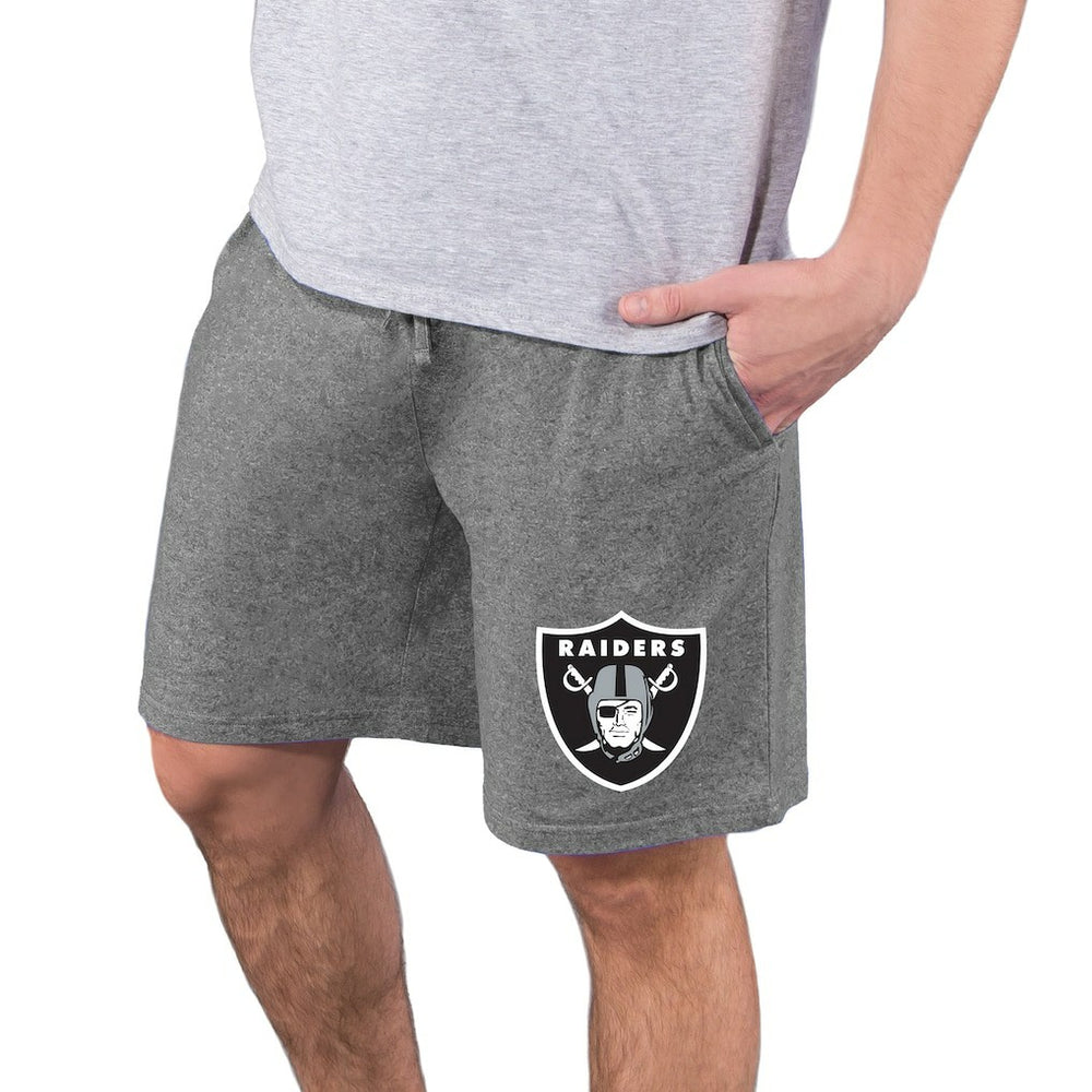 Las Vegas Raiders Concepts Sport Quest Knit Jam Shorts - Charcoal online