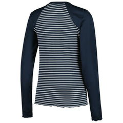 Chicago Bears Antigua Women's Maverick Waffle Henley Long Sleeve T-Shirt - Navy discount