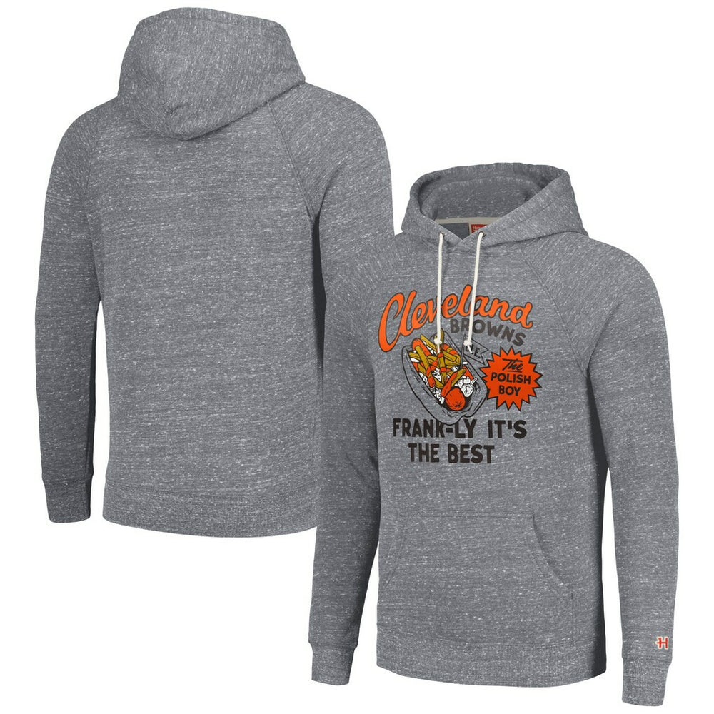 Cleveland Browns Homage Unisex NFL x Guy Fieri’s Flavortown Tri-Blend Pullover Hoodie - Gray online