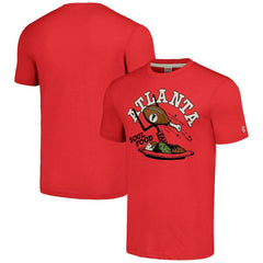 Atlanta Falcons Homage Unisex NFL x Guy Fieri’s Flavortown Tri-Blend T-Shirt - Red discount
