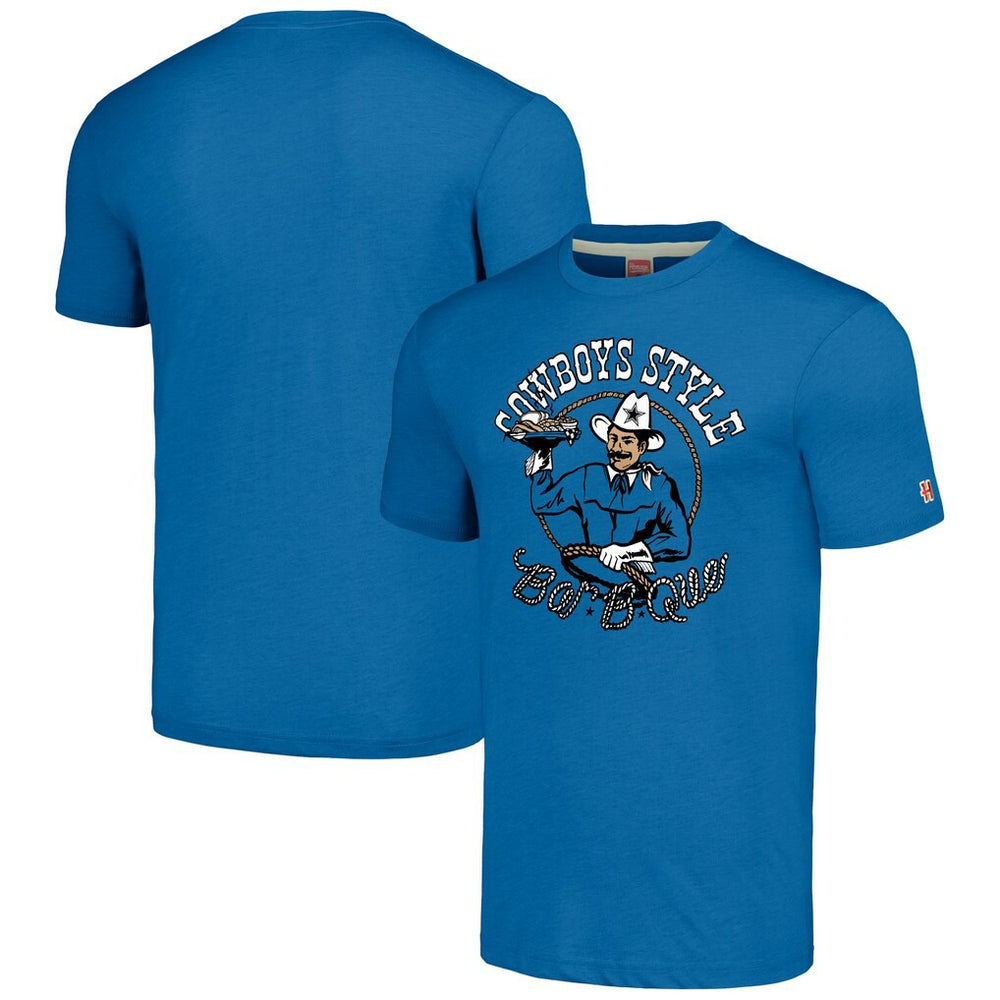 Dallas Cowboys Homage Unisex NFL x Guy Fieri’s Flavortown Tri-Blend T-Shirt - Royal for sale
