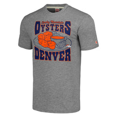 Denver Broncos Homage Unisex NFL x Guy Fieri’s Flavortown Tri-Blend T-Shirt - Gray cheap
