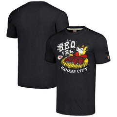Kansas City Chiefs Homage Unisex NFL x Guy Fieri’s Flavortown Tri-Blend T-Shirt - Charcoal online