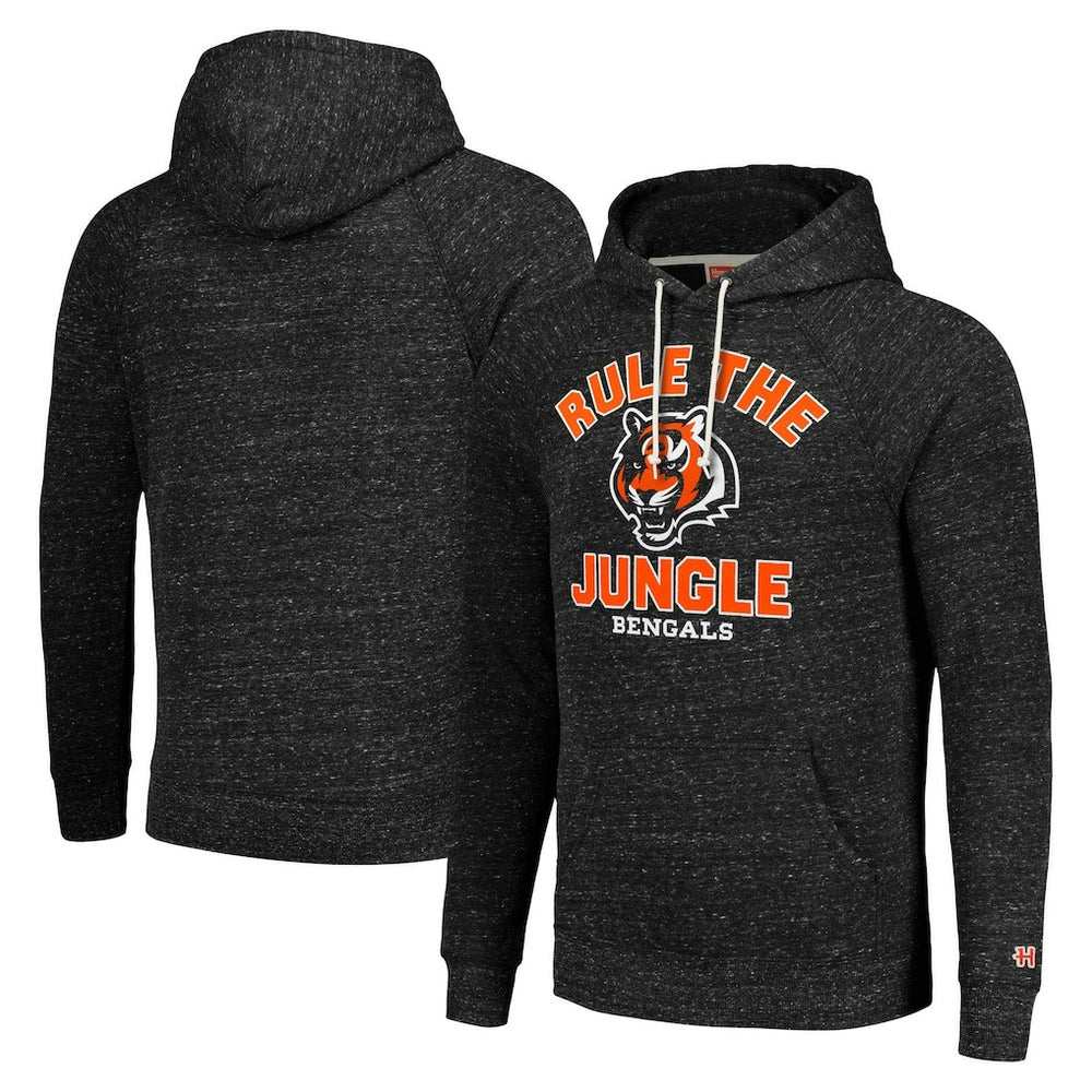 Cincinnati Bengals Homage Unisex Hyperlocal Raglan Pullover Hoodie - Charcoal online