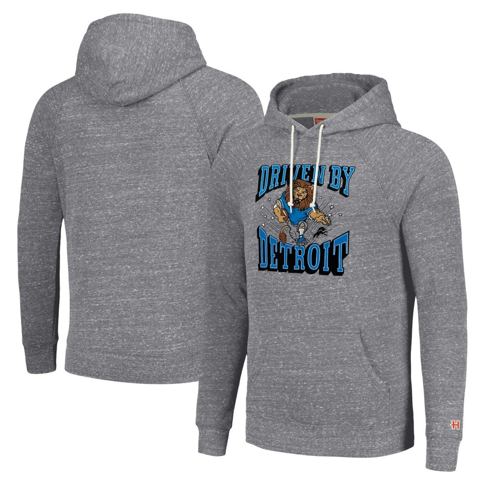 Detroit Lions Homage Unisex Hyperlocal Raglan Pullover Hoodie - Gray discount