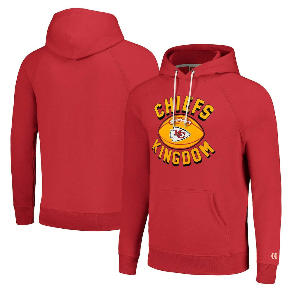 Kansas City Chiefs Homage Unisex Hyperlocal Raglan Pullover Hoodie - Red sale