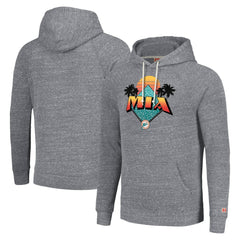 Miami Dolphins Homage Unisex Hyperlocal Raglan Pullover Hoodie - Gray on sale
