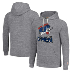 New York Giants Homage Unisex Hyperlocal Raglan Pullover Hoodie - Gray for sale