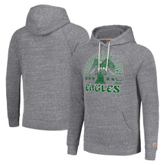 Philadelphia Eagles Homage Unisex Hyperlocal Raglan Pullover Hoodie - Gray cheap