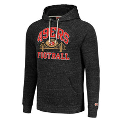 San Francisco 49ers Homage Unisex Hyperlocal Raglan Pullover Hoodie - Charcoal discount