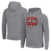 San Francisco 49ers Homage Unisex Hyperlocal Raglan Pullover Hoodie - Gray cheap