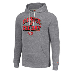 San Francisco 49ers Homage Unisex Hyperlocal Raglan Pullover Hoodie - Gray cheap