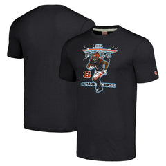 Ja'Marr Chase Cincinnati Bengals Homage Unisex NFL Blitz Player Tri-Blend T-Shirt - Heathered Charcoal outlet