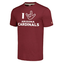 Arizona Cardinals Homage Unisex The NFL ASL Collection by Love Sign Tri-Blend T-Shirt - Cardinal for sale