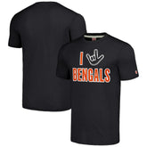 Cincinnati Bengals Homage Unisex The NFL ASL Collection by Love Sign Tri-Blend T-Shirt - Charcoal for sale