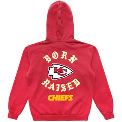 Kansas City Chiefs Born x Raised Unisex Pullover Hoodie - Red discount