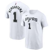 Victor Wembanyama San Antonio Spurs Icon 2022/23 Name & Number T-Shirt - White | Nike sale